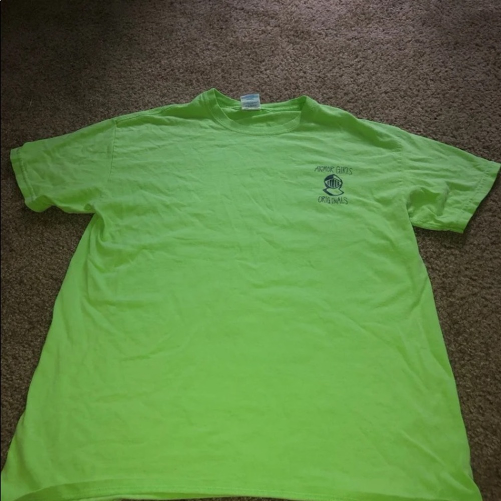 green oversized t-shirt